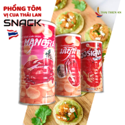 Bánh phồng tôm vị cua MANORA Thái Lan 90gr - lon - snack phồng tôm
