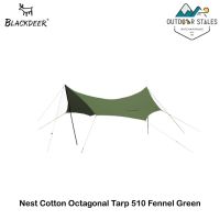 Blackdeer Nest Cotton Octagonal Tarp 510 Fennel Green