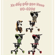 Xe nôi gấp gọn đảo 2 chiều Vovo V0-0206,an toàn,tiện dụng