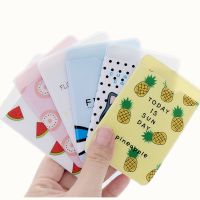 .CW above3 Pcs Cartoon Cute PVC ID Card Holders Dustproof Credit Card Protectors Bussiness Card Cover. Student Bus Cards Case