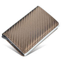 2021 New Women And Men Smart Wallets Anti-theft swipe card rfid safely hide money automatic pop-up card holder coin purse