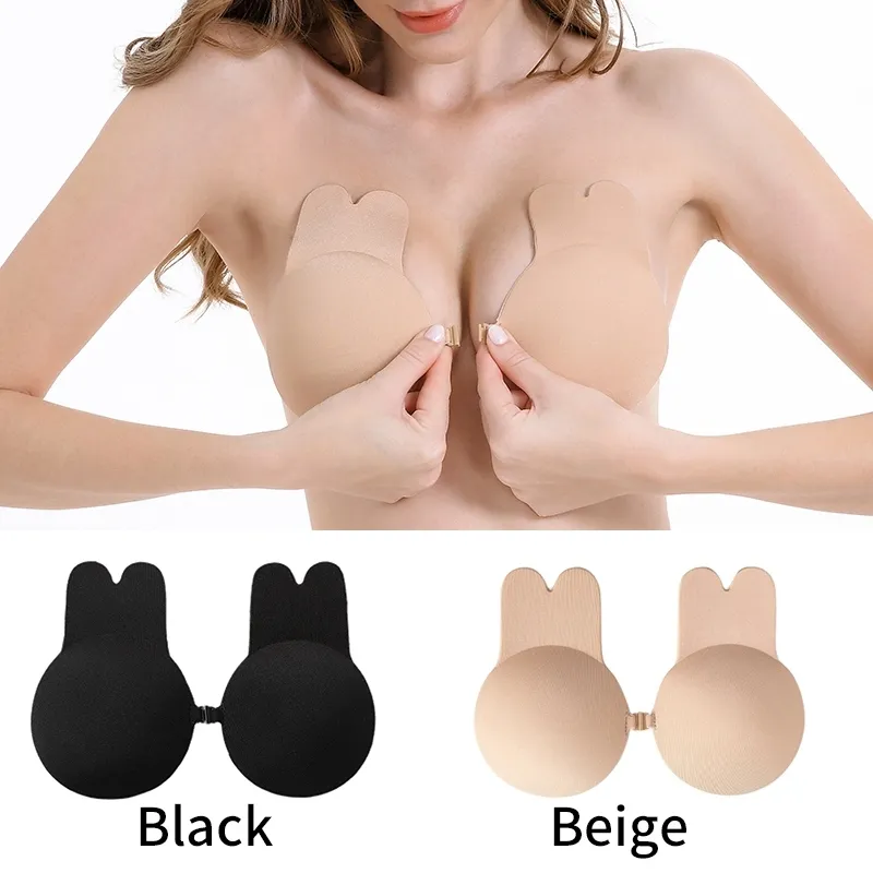 HaleyChan Boob Tape Bras for Women Adhesive Invisible Chest Nipple