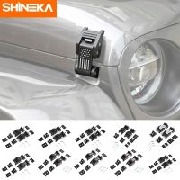 【YD】 SHINEKA Car Engine Locking Hood Catch Bonnet Latch Cover for Gladiator 2018-2023 Exterior Accessories