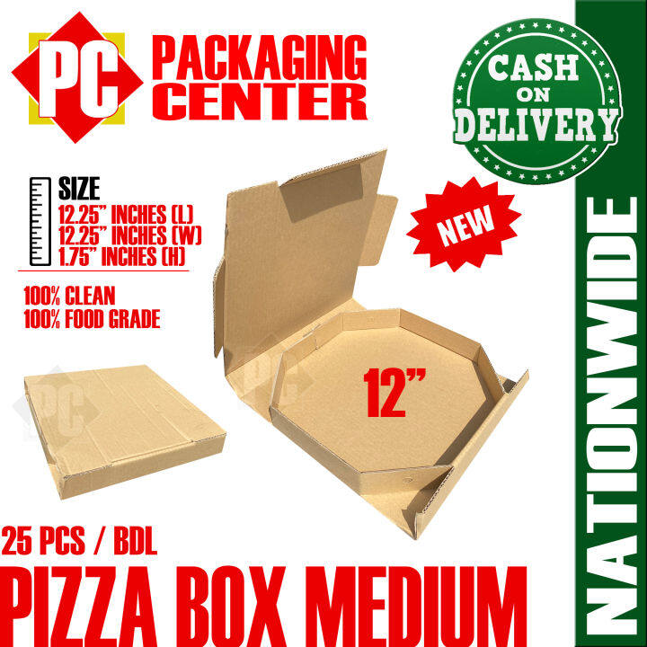 Pizza Box Corrugated Medium 12