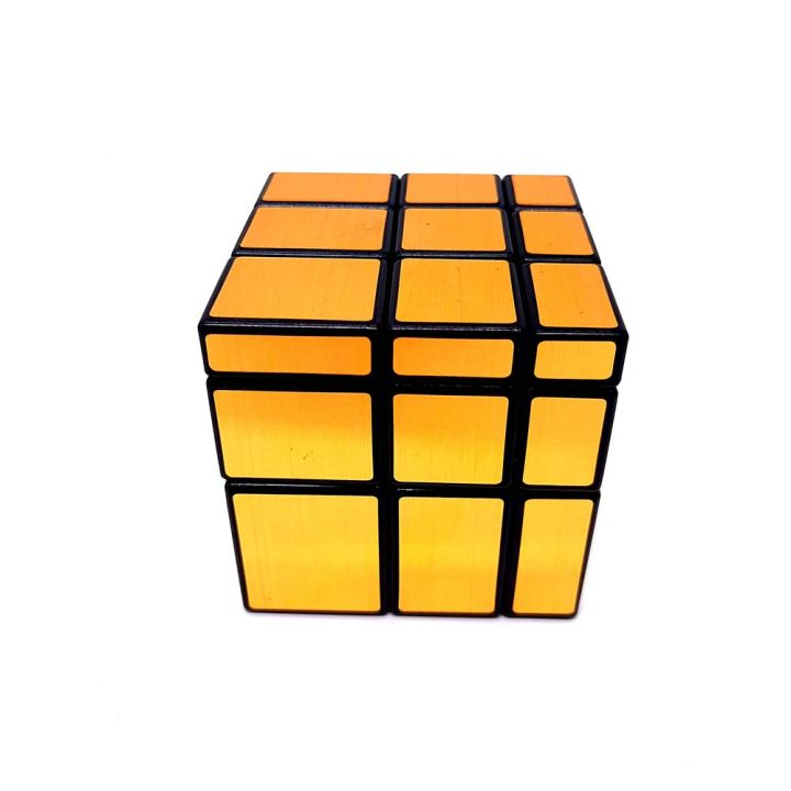 ของเล่น-ลูกบิด-รูบิคผึกสมอง-shenshou-mirror-cube-gold-3-3-3