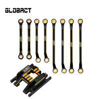 Globact สำหรับ118 TRX4M ทองเหลืองสูง Clearance Chassis Links Suspension Links และอลูมิเนียม Skid Plate Transmission Mount RC Car