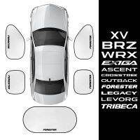 【LZ】☋☫❅  5 Pçs/set Car Sunshade Capa Auto Acessórios Para Subaru Forester XV Outback Legado WRX Tribeca Levorg BRZ Crosstrek Exiga Ascent