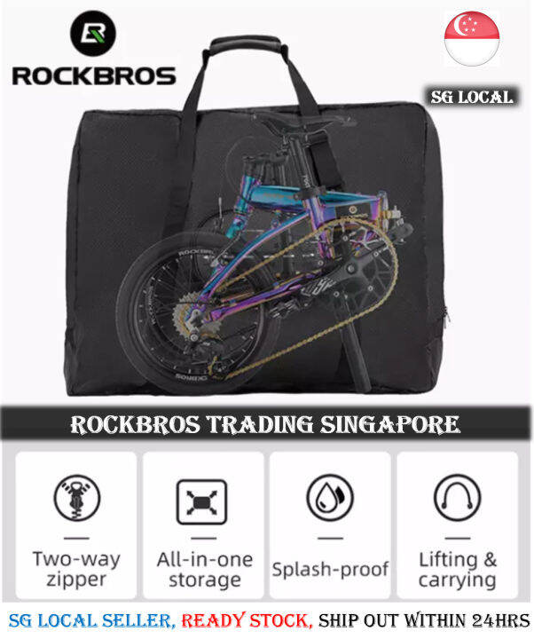 SG Delivery ROCKBROS Foldable Bike Carry Bag Waterproof Bicycle