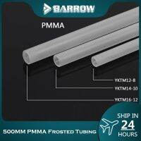 Barrow ท่ออครีลิคขึ้นรูปสีด้าน,ท่อ PC ระบายความร้อนด้วยน้ำ PMMA 500MM OD 12มม. 14มม. 16มม. YKTM 2ชิ้น/ล็อต