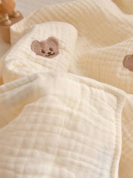 omt-พร้อมส่งจากไทย-ผ้าห่มเด็กอ่อน-ผ้านวมห้องแอร์-ผ้าห่มเด็ก-ผ้าฝ้ายแท้-เครื่องนอนหมี-ผ้าห่มก๊อซคู่-ผ้าก๊อซ-6-ชั้น-layers
