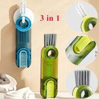 【CC】 3 In 1 Cup Cleaning Multi-functional Mouth Scrubber Rotatable Gadgets Lid Cleaner