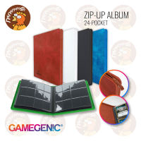 Gamegenic - Zip Up Album 24-Pocket แฟ้ม อัลบั้ม ใส่การ์ด ปกพรีเมี่ยม มีซิป ช่วยป้องกันฝุ่น (ใส่การ์ดได้ 480 ใบ)