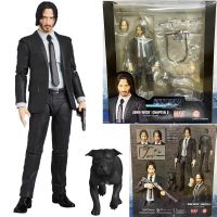 JOHN WICK ตุ๊กตาขยับแขนขาได้ Mafex 085บทที่2ของสะสม PVC ตุ๊กตาการ์ตูนอนิเมะของขวัญขนาด16ซม.