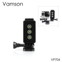 for Gopro Hero 6 5 4 Diving FlashLight Lamp Underwater Waterproof LED Mount for SJCAM for Xiaomi YI Sport Camera  VP704