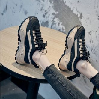 New Style Thick-Soled Height-Increasing Sneakers shoes Womens Autumn Winter Thickened All-Match Sports Shoes Women chunky sneakers women sneaker