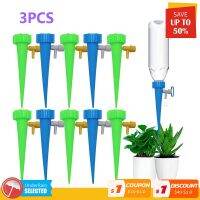 3pcs Automatic Drip Irrigation System Self Watering Spike For Flower Plants Greenhouse Garden Adjustable Water Dripper Device Watering Systems  Garden