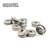 10Pcs F623ZZ หน้าแปลน Bushing Ball แบริ่ง F623ZZ 3*10*4มม. 3D เครื่องพิมพ์ Deep Groove Pulley ล้ออลูมิเนียม Part