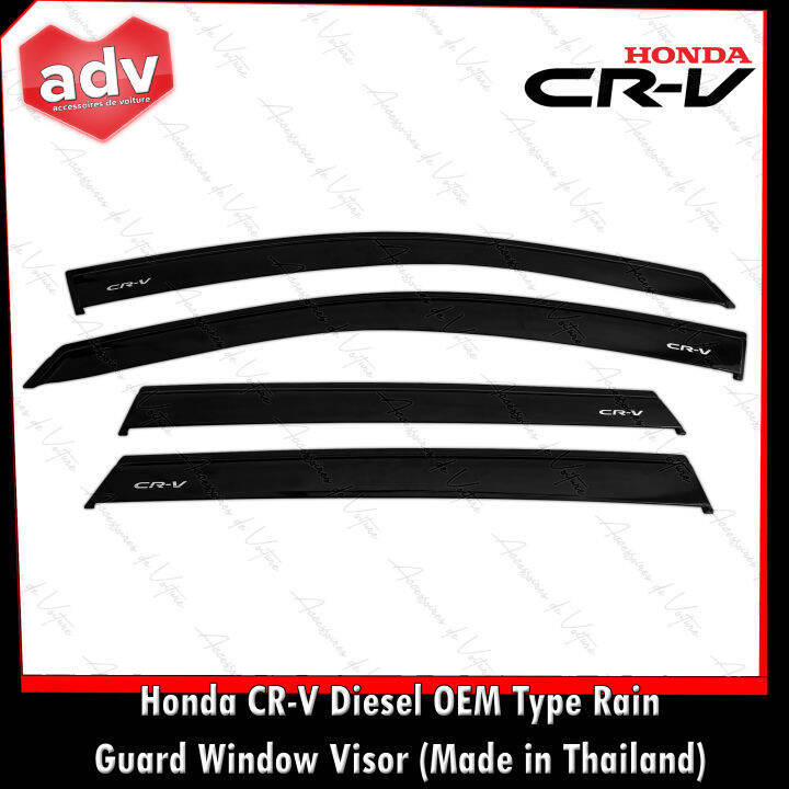 Honda CRV 2018 Diesel OEM Type Rain Guard Window Visor (Made in