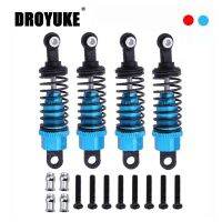 Droyuke 4Pcs Aluminum Shock Absorber Assembled Replacement for 1/18 WLtoys A959 RC Car A969 A979 K929 A949-55 Upgrade Parts Electrical Connectors