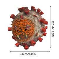 ชุดฮาโลวีนทำจากน้ำยางข้นผ้าคลุมหน้าเป็นมิตรกับสิ่งแวดล้อมหน้ากากปีศาจน่าขยะแขยงฮัลโลวีนน่ากลัวหน้ากากมาสคาร่า AA A6