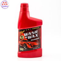 แว็กซี่ วอช แอนด์ แว็กซ์ แชมพูล้างรถสูตรผสมซิลิโคนแว็กซ์ ขนาด 1000 ซีซี Wash &amp; Wax 2 in 1 Formula WAXY 1000 ml รหัสสินค้า li1869pf