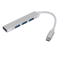 +【； USB C HUB 3.0 3.1 Type C 4 Port Multi Splitter Adapter OTG For  Lenovo Macbook Pro Air PC Computer Notebook Accessories
