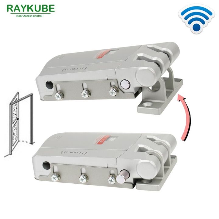raykube-การควบคุมไร้สายล็อคประตูไฟฟ้าพร้อมรีโมทคอนโทรลเปิดและปิดล็อคอัจฉริยะประตูรักษาความปลอดภัยติดตั้งง่าย-r-w03