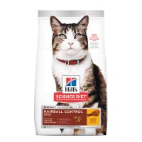 Hills Science Die Adult 1-6 Hairball Control 3.18 kg. อาหารแมว อายุ 1-6 ปี สูตรควบคุมปัญหาก้อนขน