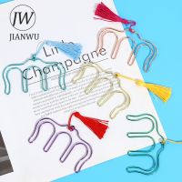 JIANWU Creative Hollow Fringed Sheet Music Clip Journal Notebook Memo Metal Paperclips Office Binding School Supplies Stationery