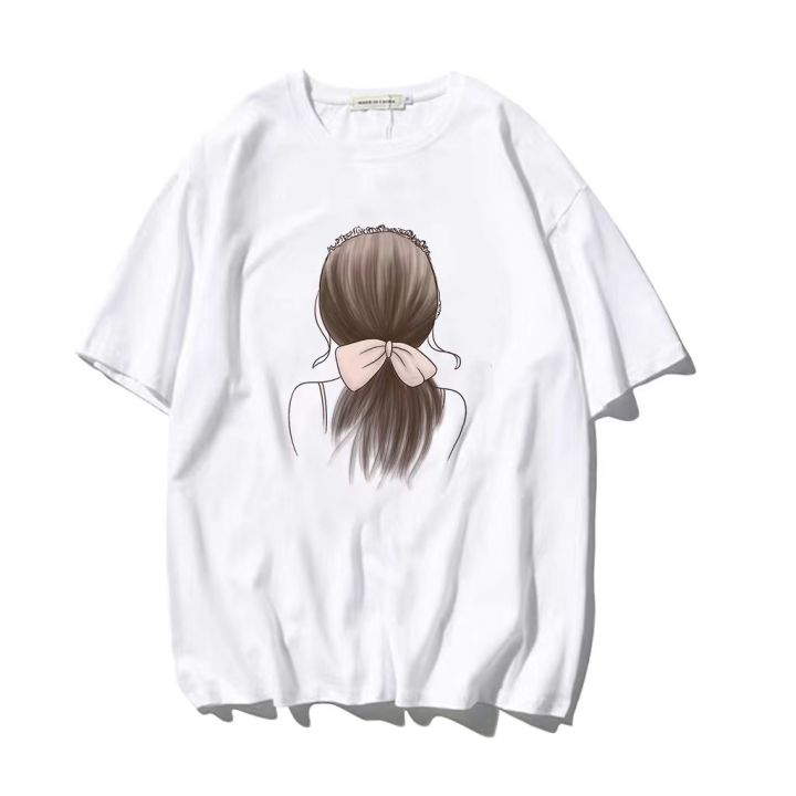 lucky-t255-basic-design-statement-tees-for-women