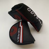 ★NEW★ Golf club cap set Odyssey Odyssey coil roving canvas material straight semi-circular putter cover