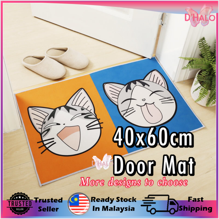 Ready Stock】20 Design 40x60cm Cartoon Door Step Carpet Door Mat Floor Mat |  Lazada
