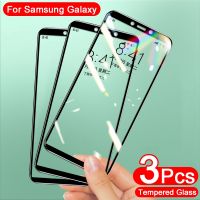 {digital pendant} 3ชิ้นกระจกนิรภัยสำหรับ Samsung Galaxy A7 2017 A8 A3 A6 A5บวก A750 2018ปกป้องหน้าจอ J5 J7 J3โปร J6 J8Screen Protectors