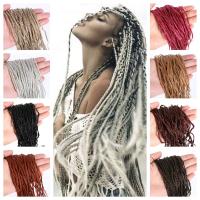 USNGS 24Strands/Lot Long senegalse เปีย Zizi เกลียวถักเปีย ที่ต่อผม กล่องถักเปียสี ดีไอวาย สีน้ำตาลสีน้ำตาลเข้ม ผมถักโครเชต์สังเคราะห์ สำหรับรัสเซีย