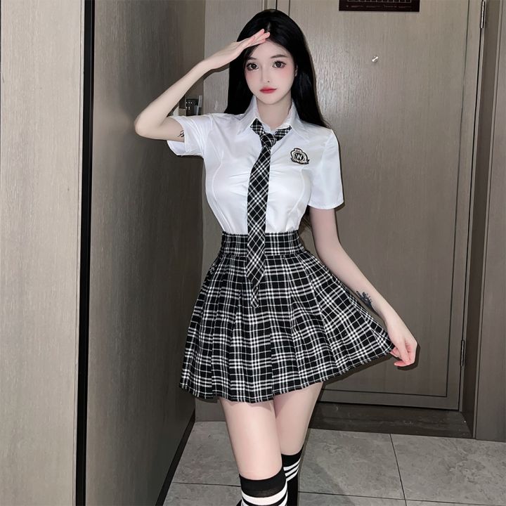 【CW】 Sexy School Girl Cosplay Costume Women Japanese Student Uniform ...