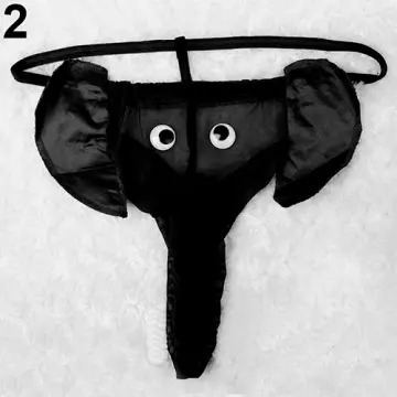 Men Elephant Underwear Underwear Elephant Trunk Underpants Elephant Trunk  Underwear Men's Thong G-String Comfort Sexy Underwear