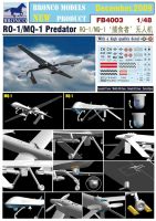 Bronco FB4003 Rq/ MQ-1 Predator 1:48 Scale Plastic Model Kit