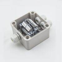 High quality ABS DIY Waterproof junction box Multi-function electrical Splitter box 1 inlet 2 outlet 100x100x75mm uk2.5b