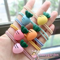 （A VOGUE）✕☂ (Babygarden)-Lovely Hair Band Sweet Style Cute Carrot Decoration Ponytail Rope Female Temperament Accessories