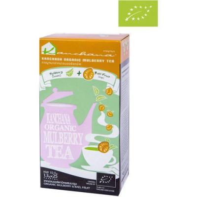 Organic Pavilion Kanchana Mulberry Tea + Bael Fruit กาญจนา ชาหม่อนออร์แกนิค ผสมมะตูม 25 ซอง (32.5g)