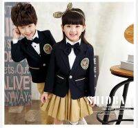 [COD] Childrens performance kindergarten boys and girls dance elementary middle school students autumn long-sleeved British uniform class