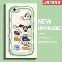 เคส JIUMOO สำหรับ Xiaomi Redmi Note เคส Y1 5A ลายการ์ตูนสุนัขทำอาหารแฟชั่นขอบคลื่นดีไซน์ใหม่เคสโทรศัพท์แบบใสน่ารักเลนส์กล้องถ่ายรูปเคสป้องกันซิลิโคนเคสใสกันกระแทก