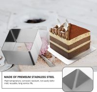 พิมพ์กดขนม ขนาด 3x3 นิ้ว stainless steel Cake mold พิมพ์เค้ก แม่พิมพ์ทำขนมปัง แม่พิมพ์บล็อก พิมพ์ขนมต่างๆ