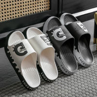 Womens Slippers Couples Non-slip and Wear-resistant Bathing Platform Slippers Men Home Slippers House Slippers Men