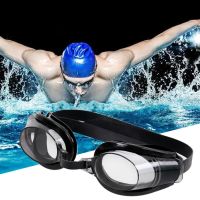 Professional Adult Anti-fog UV Protection Lens Men Women Swimming Goggles with Ear Plugs Waterproof Adjustable Swim Glasses
