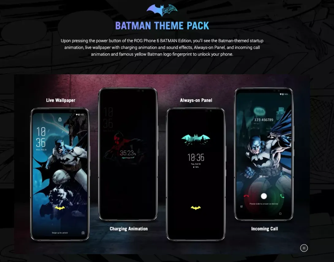 READY-STOCKS] ASUS ROG Phone 6 Batman Edition - Snapdragon 8+ Gen1| 12GB |  256GB Storage + AI2201-5B069WW | Lazada Singapore