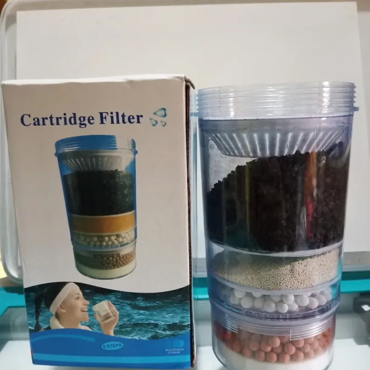 DISTRIBUTOR PERALATAN RUMAH TANGGA Cartridge Filter Air 5 Tingkat Penyaring Air Multifungsi Alat