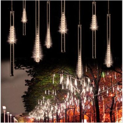 50CM 240LED Meteor Shower Rain Tube LED Christmas Light Wedding Party Garden Xmas String Outdoor Holiday Lighting 100 240V