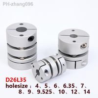 H6 Flexible Double Diaphragm Shaft Coupler D26L35 Coupling for Stepper Motor Encoder Ballscrew