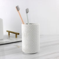 Nordic Bathroom Accessories set Three-piece ceramics Brushing Cup Lotion Bottle Toothbrush Holder Wash tools Bathroom decoration